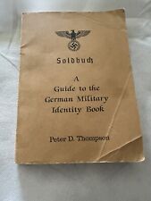 Soldbuch guide german for sale  Vernal