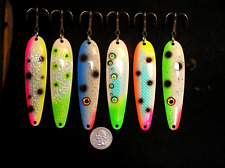 Extended Glow Salmon Trout Walleye Trolling Spoons Downrigger Fishing Lures for sale  Shipping to South Africa