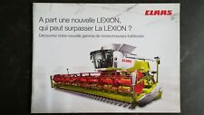 Brochure lexion claas d'occasion  Carvin