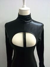 Leather bodysuit clubwear for sale  ILFORD