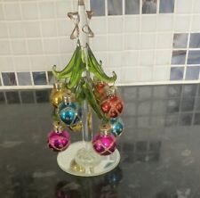 Decorated glass christmas for sale  CATERHAM