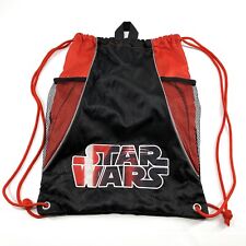 Usado, Mochila Star Wars Draw String mochila vermelha preta branca usada de volta às aulas comprar usado  Enviando para Brazil
