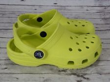 Crocs Classic tamanco verde cítrico infantil tamanho 10 sandálias sapato comprar usado  Enviando para Brazil