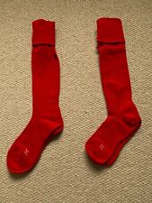 Red rugby socks for sale  BEAWORTHY