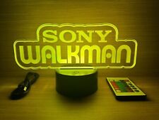 Logotipo de lâmpada LED RGB Sony Walkman toca-fitas cassete WM EX TC DC Sports aiwa comprar usado  Enviando para Brazil