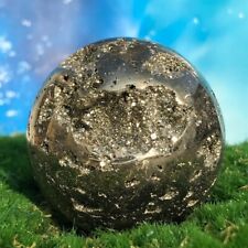 316G bola de cristal de cuarzo natural de calcopirita muestra mineral curación segunda mano  Embacar hacia Argentina
