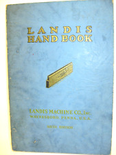 1940 landis handbook for sale  Coventry