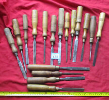 Used, Joblot Bevel Back Firmer Chisel Carpentry Restoration 17 items Marples Mawhood for sale  Shipping to South Africa
