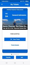 Kenny chesney ticket for sale  Tampa