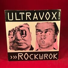 ULTRAVOX Rockwrok 1977 UK 7" single Island Records original 45 John Foxx, usado comprar usado  Enviando para Brazil