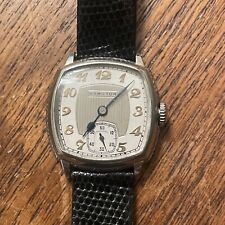 Relógio de pulso masculino vintage antigo Art Deco Hamilton folheado a ouro 14k, usado comprar usado  Enviando para Brazil