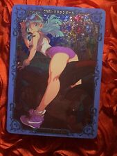 Tarjeta de lámina de nieve BULMA Dragon Ball Z Goddess anime Waifu niña segunda mano  Embacar hacia Argentina