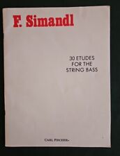 Simandl etudes string for sale  Bristol