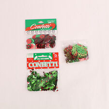 Lot of Vintage Christmas Confetti Paper Art Merry Christmas Holly Berries Amscan for sale  Shipping to South Africa