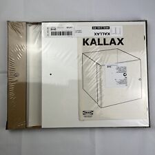 Ikea KALLAX Insert with 1 Door High Gloss White Fits Expedit 403.146.40 13x13 " till salu  Toimitus osoitteeseen Sweden