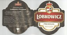 Lobkowicz Bier Tschechien - Bierdeckel "Premium Svetly Lezak", używany na sprzedaż  Wysyłka do Poland