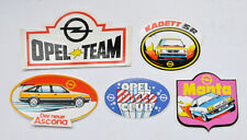 Alte OPEL Team Aufkleber,Kadett B SR,Ascona C,Disco Club,Manta GT/E,vintage,1985, used for sale  Shipping to South Africa