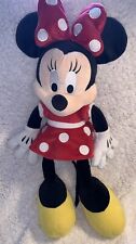 Vestido de Peluche Minnie Mouse Parques Disney Auténtico Original 18"" Rojo con Lunares + Arco segunda mano  Embacar hacia Argentina
