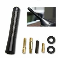 4.7 inches Car Antenna Carbon Fiber Radio FM Antena Black Kit Universal Screw 3J for sale  Shipping to South Africa