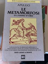 APULEIO - LE METAMORFOSI O L'ASINO D'ORO - BUR - 2002 usato  Roma