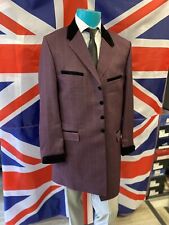 Purple check drape for sale  WALSALL