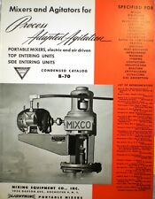 Equipo de mezcla Co catálogo ASBESTO Lightning mezcladores portátiles embalaje década 1940 segunda mano  Embacar hacia Argentina