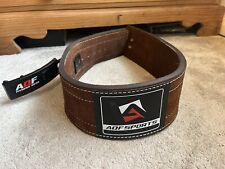 Aqf powerlifting leather for sale  ASHFORD