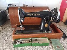 Vintage Singer 201k Hand Crank sewing machine. 1952. No Reserve!, used for sale  Shipping to South Africa