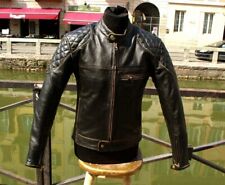 giubbotto pelle biker blauer usato  Milano