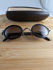 Used, Emporio Armani Black Oval Metal Sunglass Italy 057-S 706 135 for sale  Shipping to South Africa