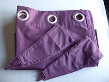 Purple eyelet curtains for sale  READING