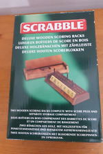 Scrabble deluxe wooden for sale  BATTLE