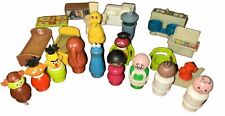 12 personagens vintage Fisher Price Little People Sesame Street e móveis, usado comprar usado  Enviando para Brazil