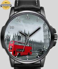 London Bus Big Ben Art Unique Unisex Beautiful Wrist Watch UK FAST segunda mano  Embacar hacia Argentina