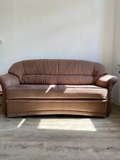 Braune couch ausziehbarer gebraucht kaufen  Leipzig