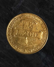 200 lire centenario usato  Villafranca di Verona
