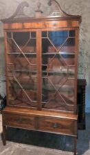 lovely glass display cabinet for sale  CLEVEDON