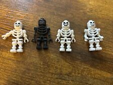 Lot of 4 LEGO Skeleton Minifigure Pirates Castle Halloween Standard Skull for sale  Shipping to South Africa