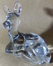 Clear glass deer for sale  SHEERNESS