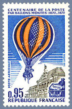 Timbre Poste Aérienne PA45 Neuf** - 100aire de la Poste par ballons montés 1971 segunda mano  Embacar hacia Argentina