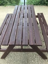 Wooden picnic table for sale  SPALDING