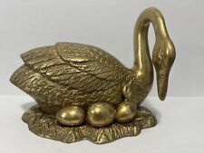 Vintage brass swan for sale  Coxs Creek