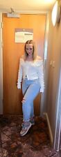 Shein white ribbed for sale  NOTTINGHAM