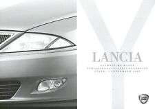 Lancia Y Preisliste 2000 9/00 D price list listino prezzi prijslijst prisliste comprar usado  Enviando para Brazil