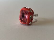 Tarina Tarantino Swarovski Ring One Of A Kind Created By Tarina 2020 Neon Swirl, used for sale  Shipping to South Africa