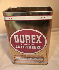 Vintage DUREX Permanent Anti-Freeze One Gallon Can, used for sale  Shipping to South Africa