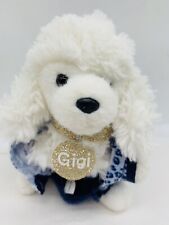 Usado, Justice Pet Shop GIGI Poodle mini brinquedo de pelúcia para cachorro com colarinho de glitter camisa e saia comprar usado  Enviando para Brazil