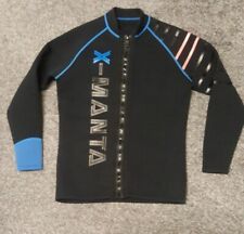 Used, Adult Long Sleeve neoprene X-Manta Wetsuit jacket size Medium; Ladies 12/14 for sale  EXMOUTH