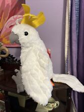 Wild Republic White Cockatoo 12" Item10925CK Parrot Bird Soft Plush Toy 23" 59cm for sale  Shipping to South Africa