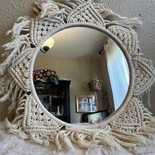 Round macrame mirror for sale  Lake Oswego